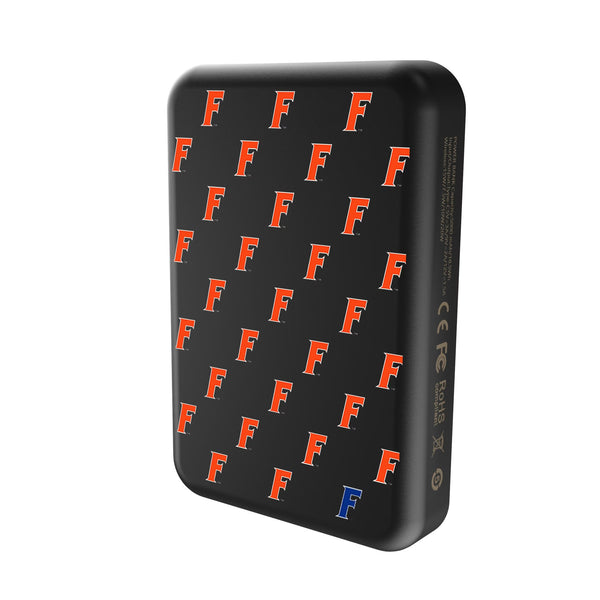 University of Florida Gators Fashion Pattern Wireless Mag Power Bank Solo.Jpg