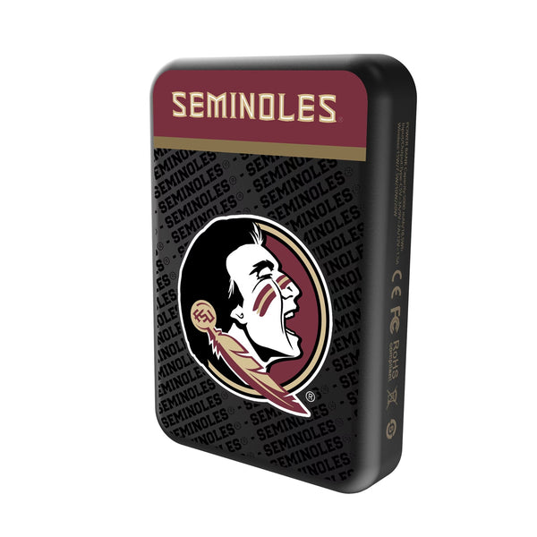 Florida State University Seminoles Endzone Plus Wireless Mag Power Bank Solo.Jpg