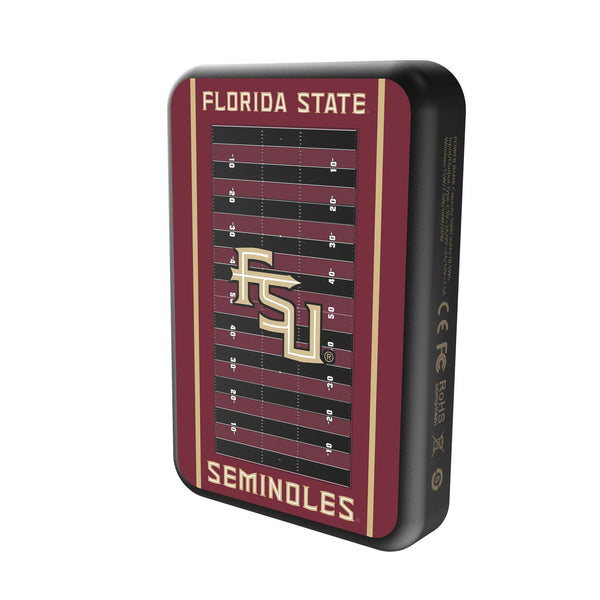 Florida State University Seminoles Athletic Wordmark Field Wireless Mag Power Bank Solo.Jpg