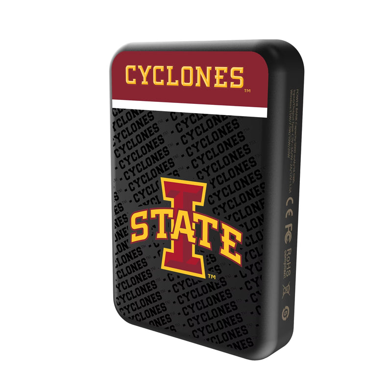 Iowa State University Cyclones Endzone Plus Wireless Mag Power Bank Solo.Jpg