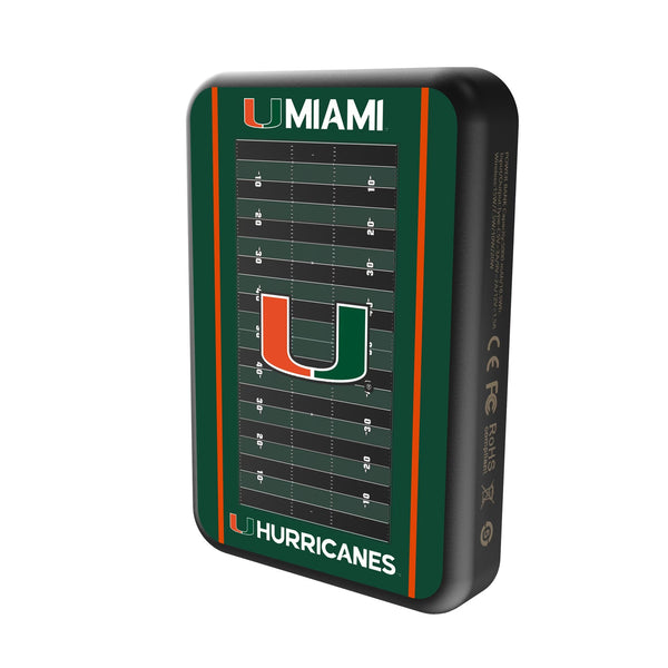 University of Miami Hurricanes Field Wireless Mag Power Bank Solo.Jpg