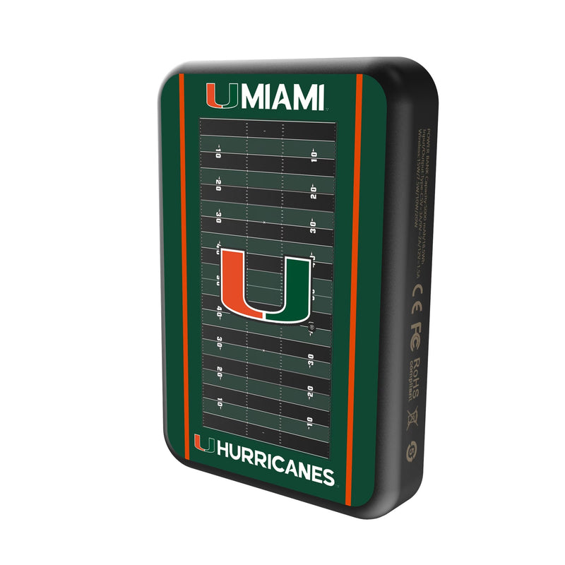 University of Miami Hurricanes Field Wireless Mag Power Bank Solo.Jpg