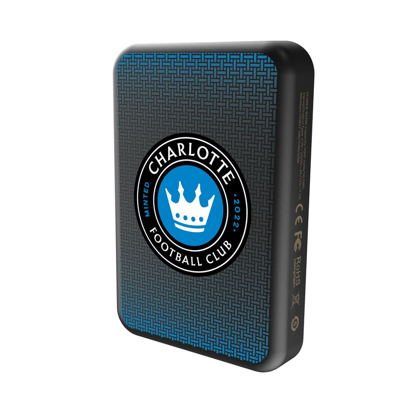 Charlotte FC Linen Wireless Mag Power Bank Solo.Jpg