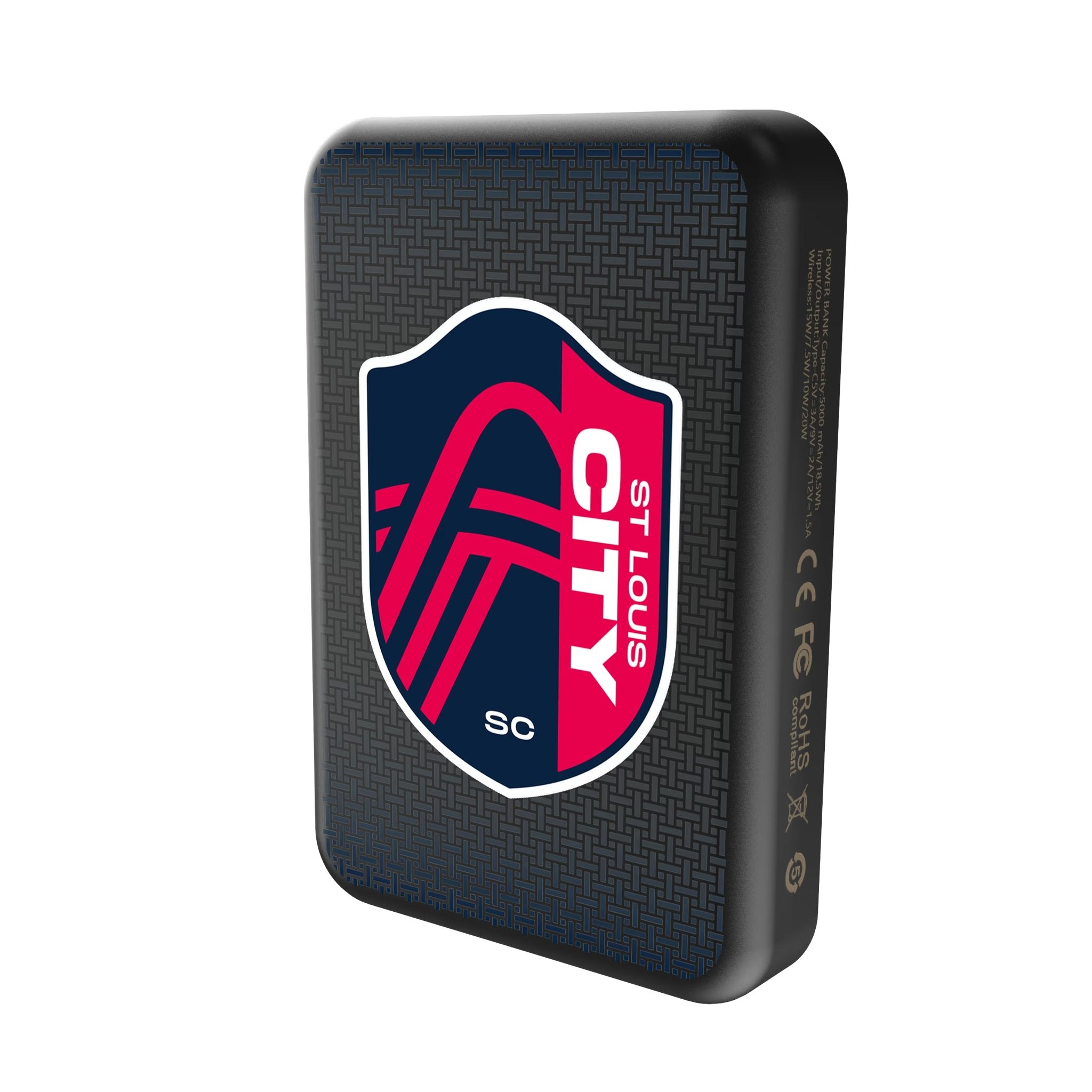 St. Louis CITY SC Linen Wireless Mag Power Bank Solo.Jpg