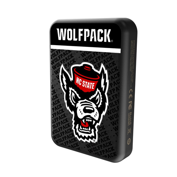 North Carolina State University Wolfpack Endzone Plus Wireless Mag Power Bank Solo.Jpg