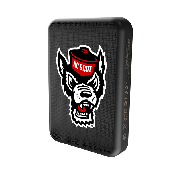 North Carolina State University Wolfpack Linen Wireless Mag Power Bank Solo.Jpg
