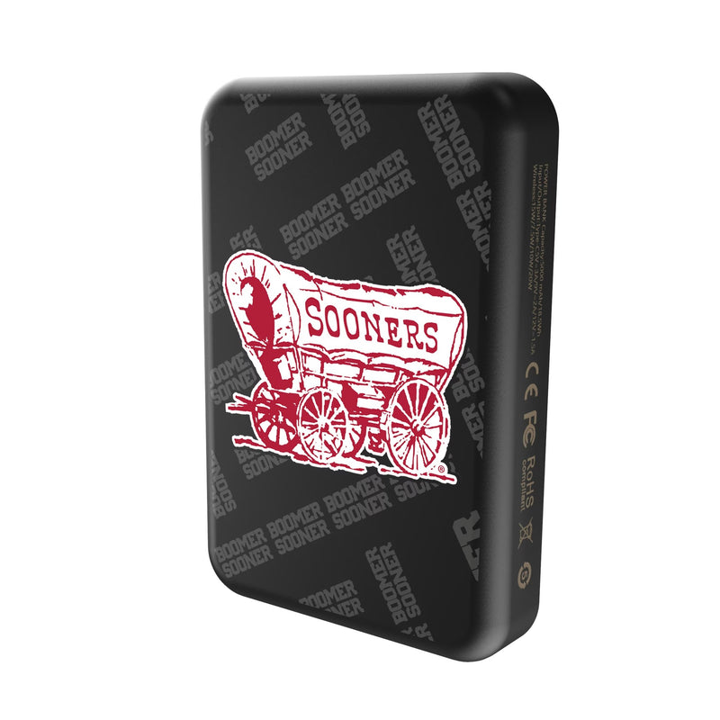 University of Oklahoma Sooners Quadtile Wireless Mag Power Bank Solo.Jpg