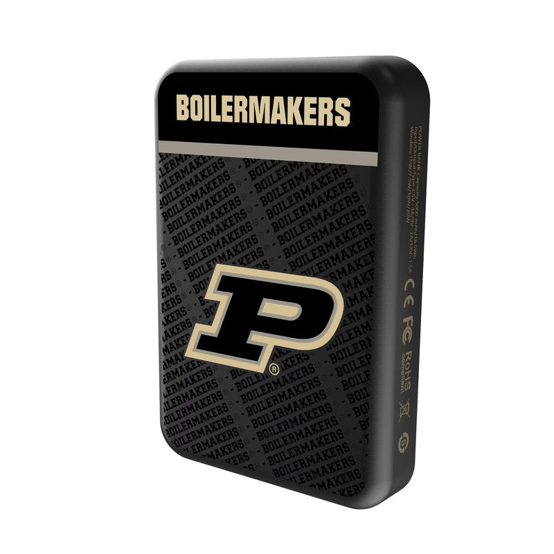 Purdue University Boilermakers Endzone Plus Wireless Mag Power Bank Solo.Jpg