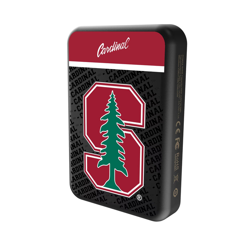 Stanford University Cardinal Endzone Plus Wireless Mag Power Bank Solo.Jpg