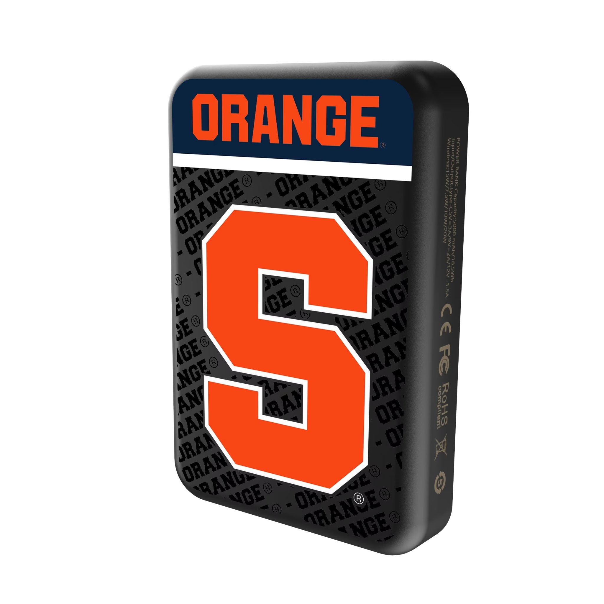 Syracuse University Orange Endzone Plus Wireless Mag Power Bank Solo.Jpg