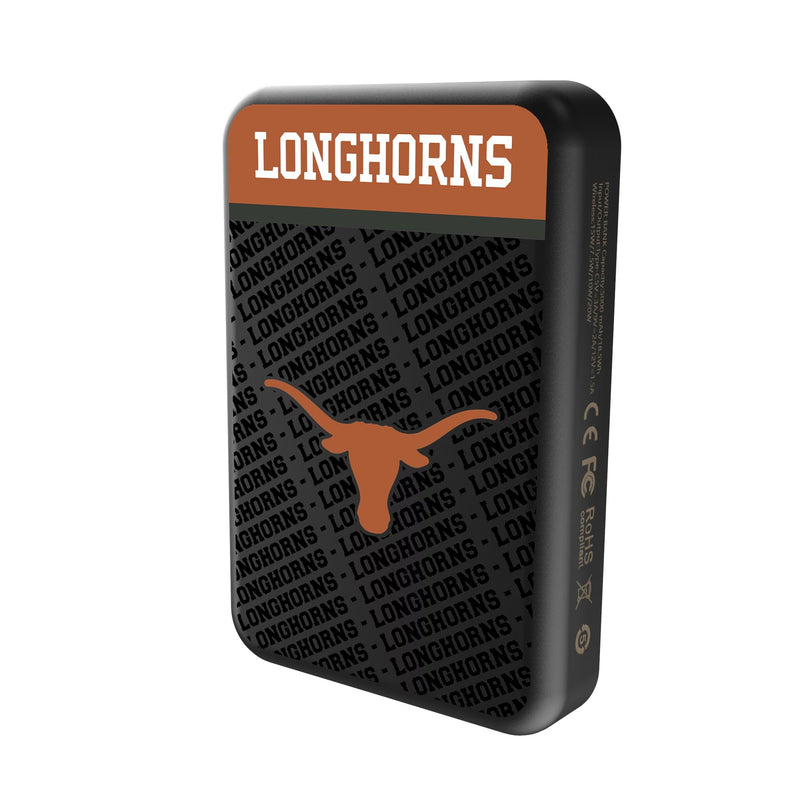 University of Texas Longhorns Endzone Plus Wireless Mag Power Bank Solo.Jpg