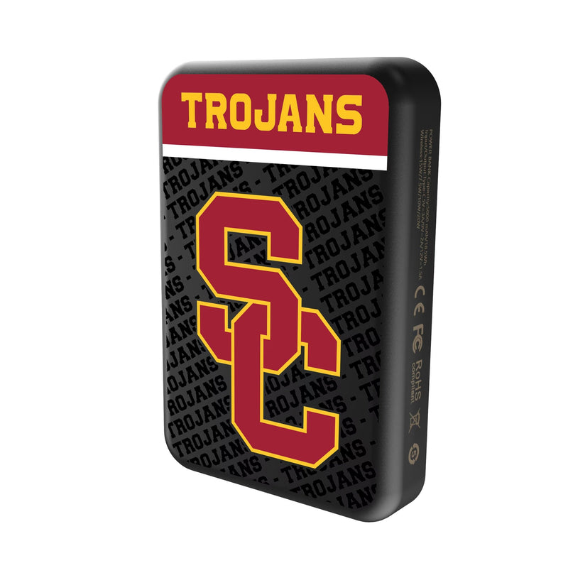 University of Southern California Trojans Endzone Plus Wireless Mag Power Bank Solo.Jpg