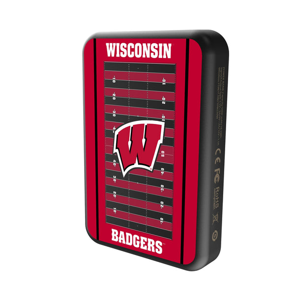University of Wisconsin Badgers Field Wireless Mag Power Bank Solo.Jpg