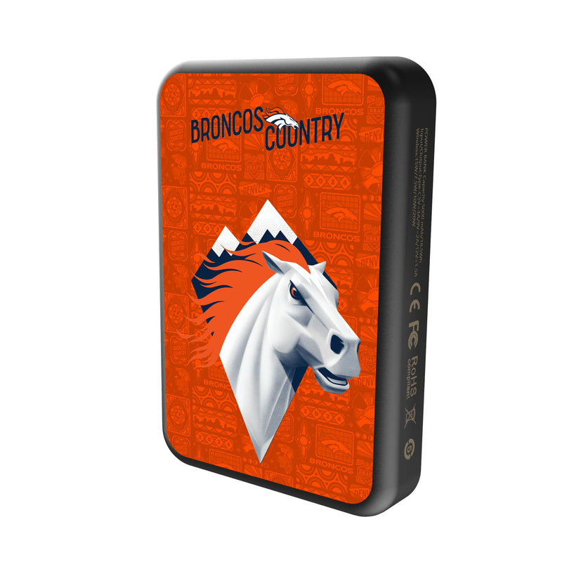 Denver Broncos 2024 Edition Wireless Mag Power Bank Solo.Jpg
