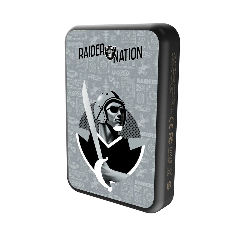 Las Vegas Raiders 2024 Edition Wireless Mag Power Bank Solo.Jpg