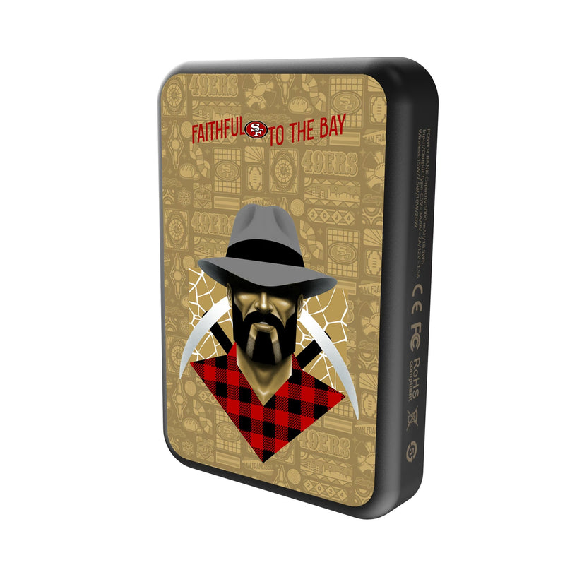 San Francisco 49ers 2024 Edition Wireless Mag Power Bank Solo.Jpg