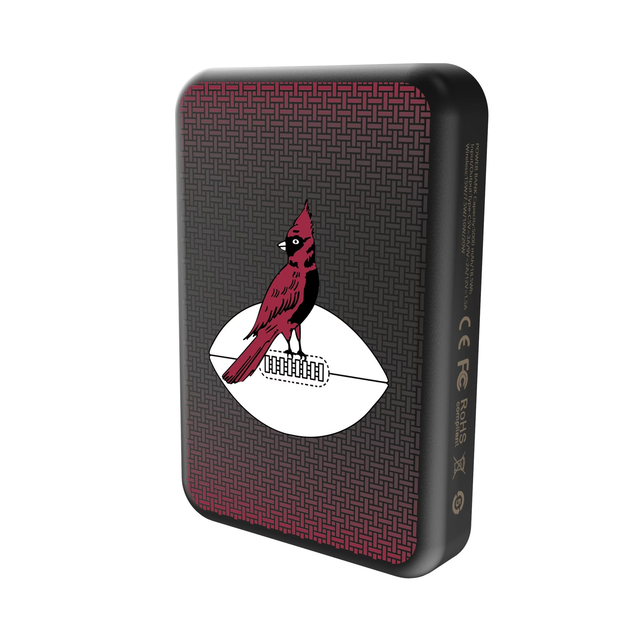Chicago Cardinals 1947-1959 Historic Collection Linen Wireless Mag Power Bank Solo.Jpg