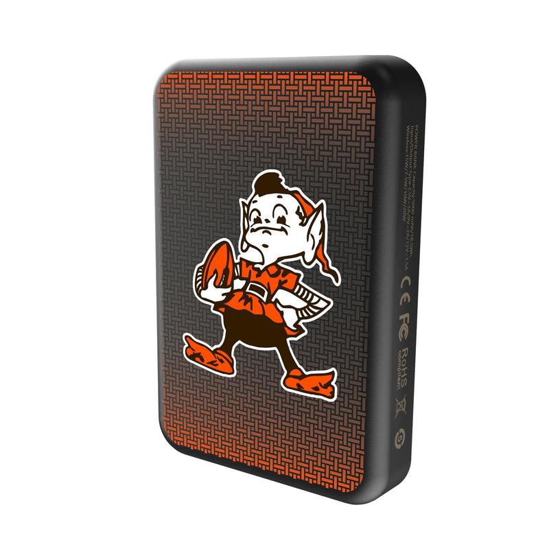 Cleveland Browns Historic Collection Linen Wireless Mag Power Bank Solo.Jpg
