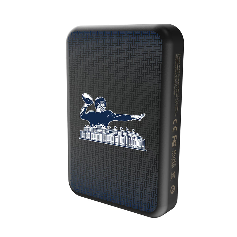 New York Giants 1960-1966 Historic Collection Linen Wireless Mag Power Bank Solo.Jpg