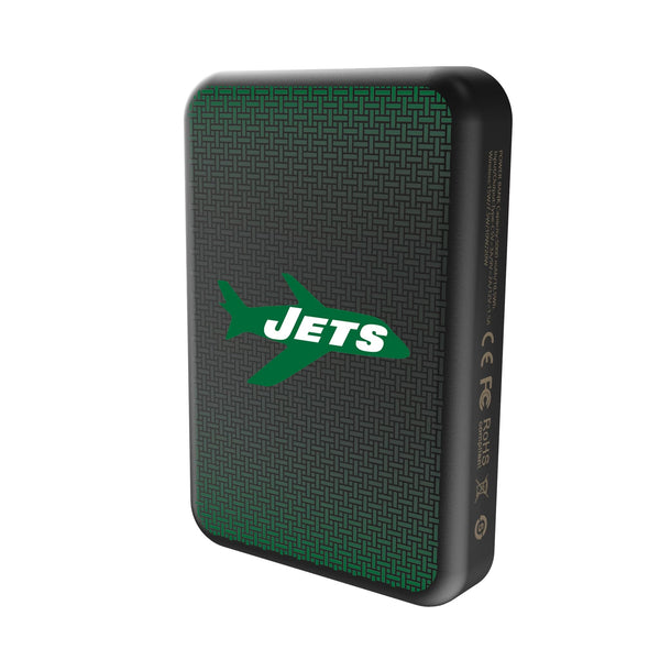 New York Jets 1963 Historic Collection Linen Wireless Mag Power Bank Solo.Jpg
