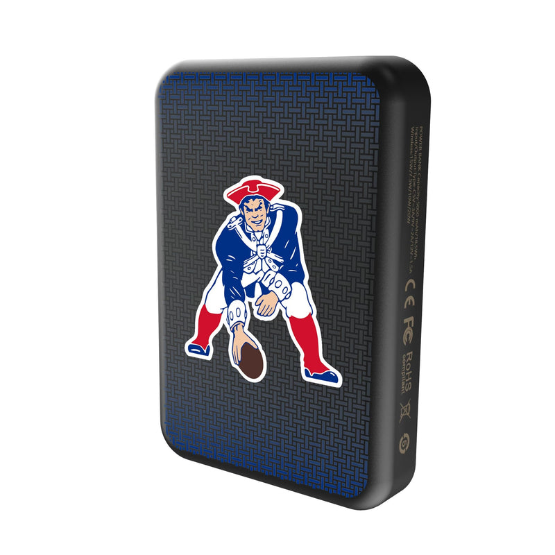 New England Patriots Historic Collection Linen Wireless Mag Power Bank Solo.Jpg