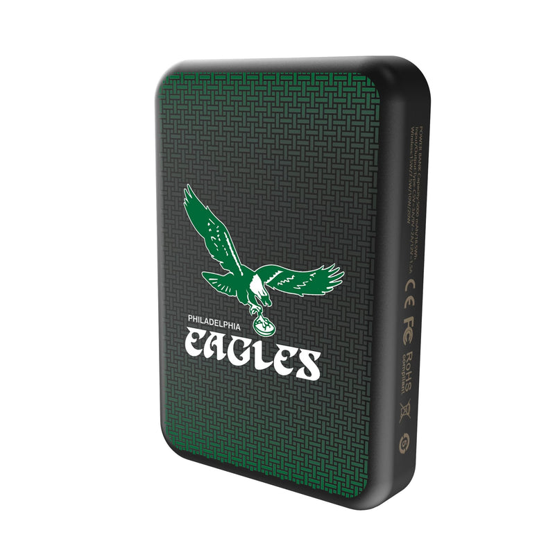 Philadelphia Eagles 1973-1995 Historic Collection Linen Wireless Mag Power Bank Solo.Jpg