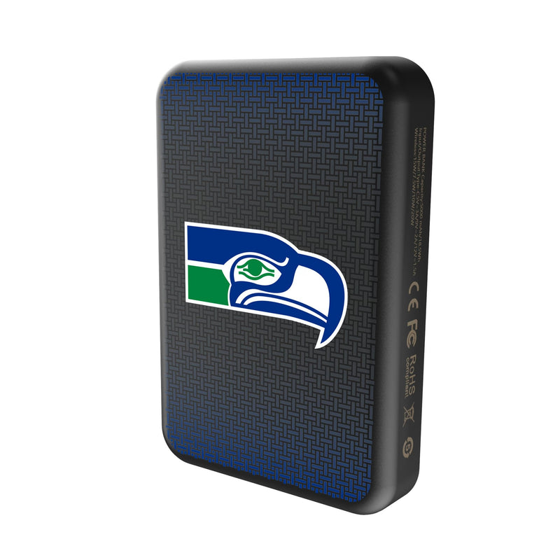 Seattle Seahawks Historic Collection Linen Wireless Mag Power Bank Solo.Jpg