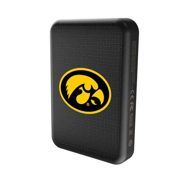 University of Iowa Hawkeyes Linen Wireless Mag Power Bank Solo.Jpg
