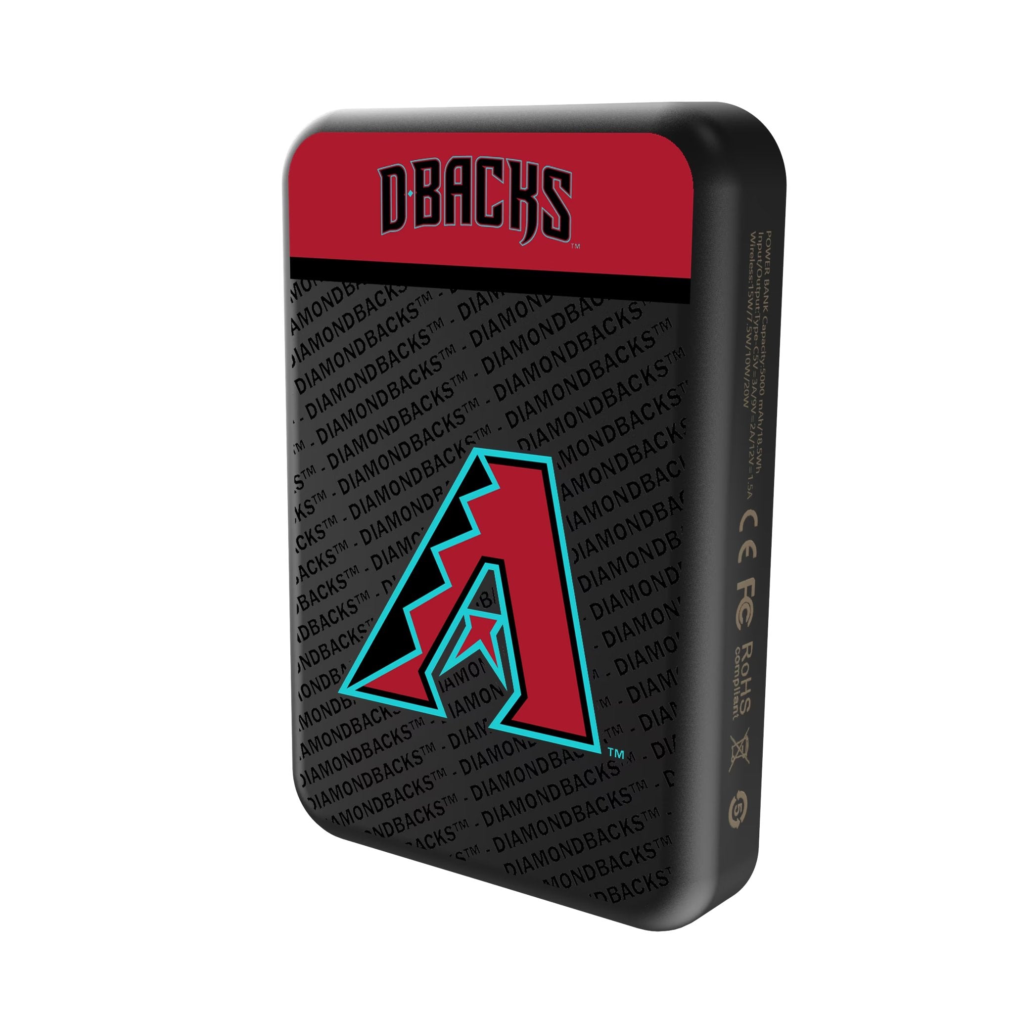 Arizona Diamondbacks Endzone Plus Wireless Mag Power Bank Solo.Jpg