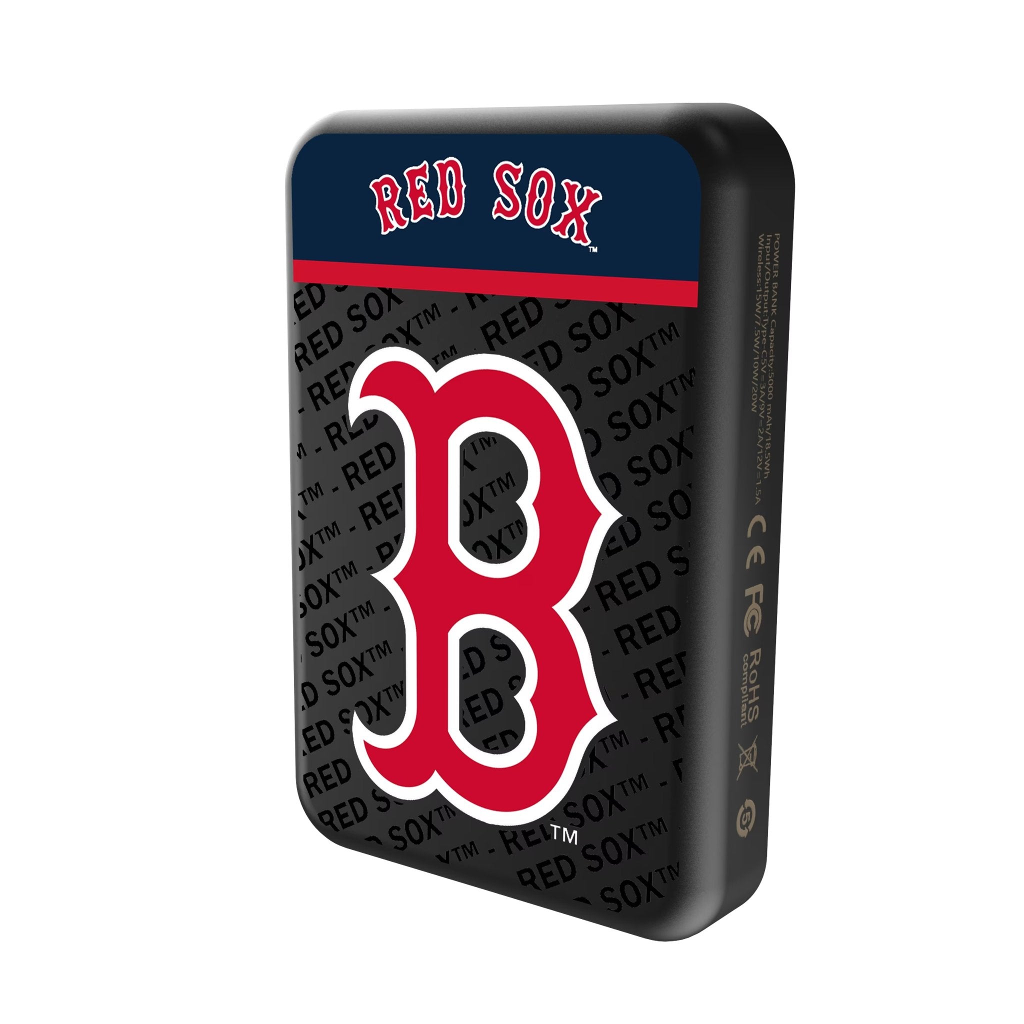 Boston Red Sox Endzone Plus Wireless Mag Power Bank Solo.Jpg