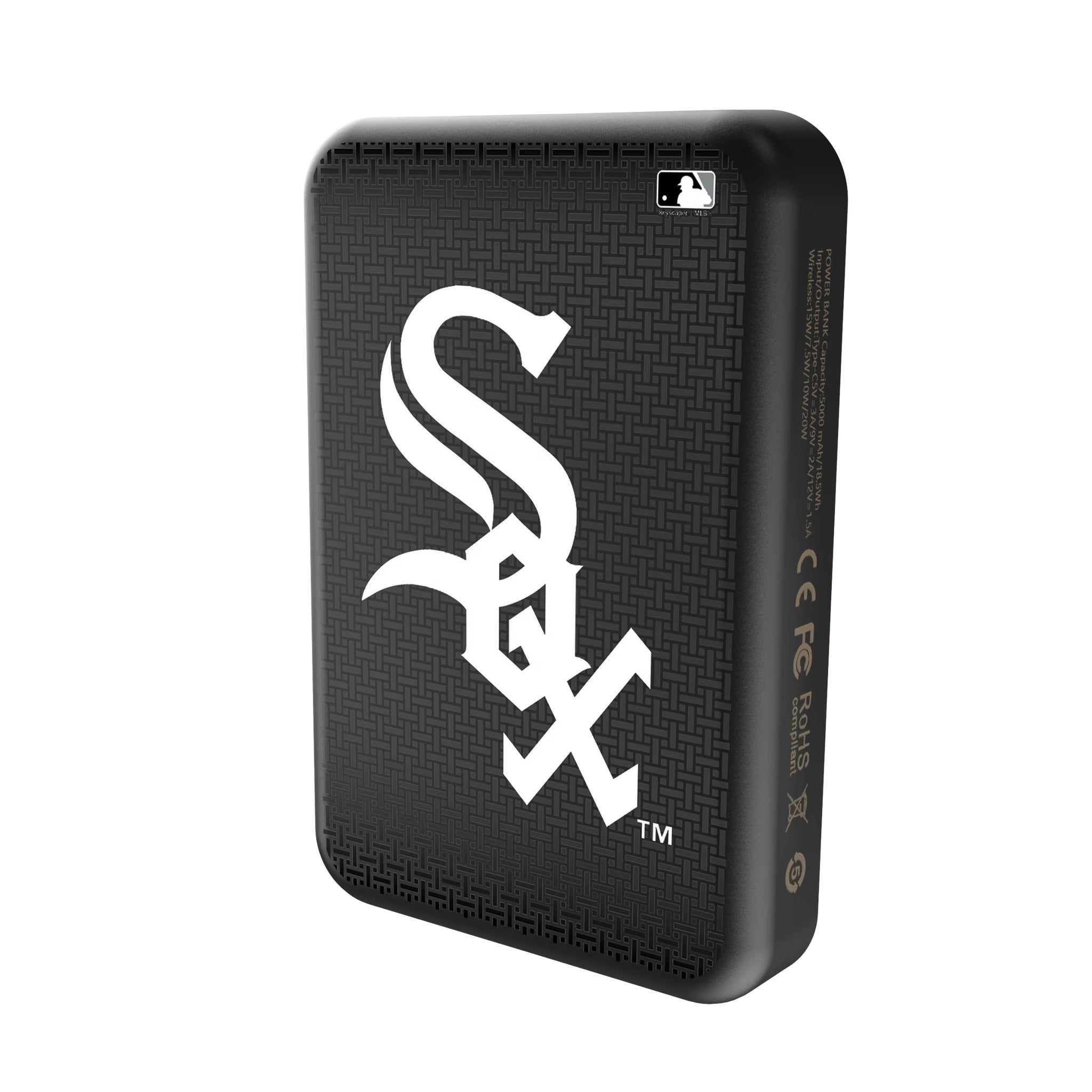 Chicago White Sox Linen Wireless Mag Power Bank Solo.Jpg