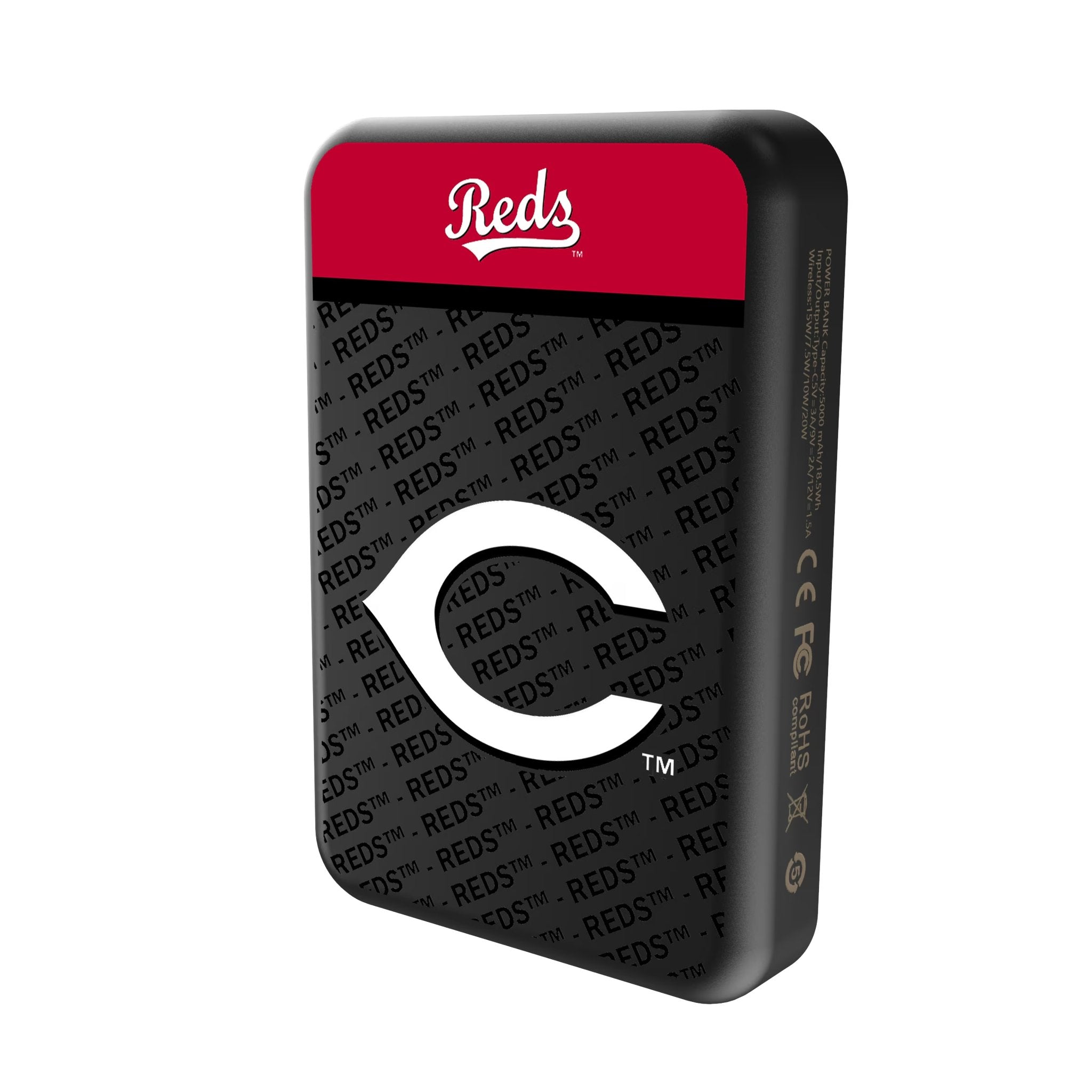 Cincinnati Reds Endzone Plus Wireless Mag Power Bank Solo.Jpg