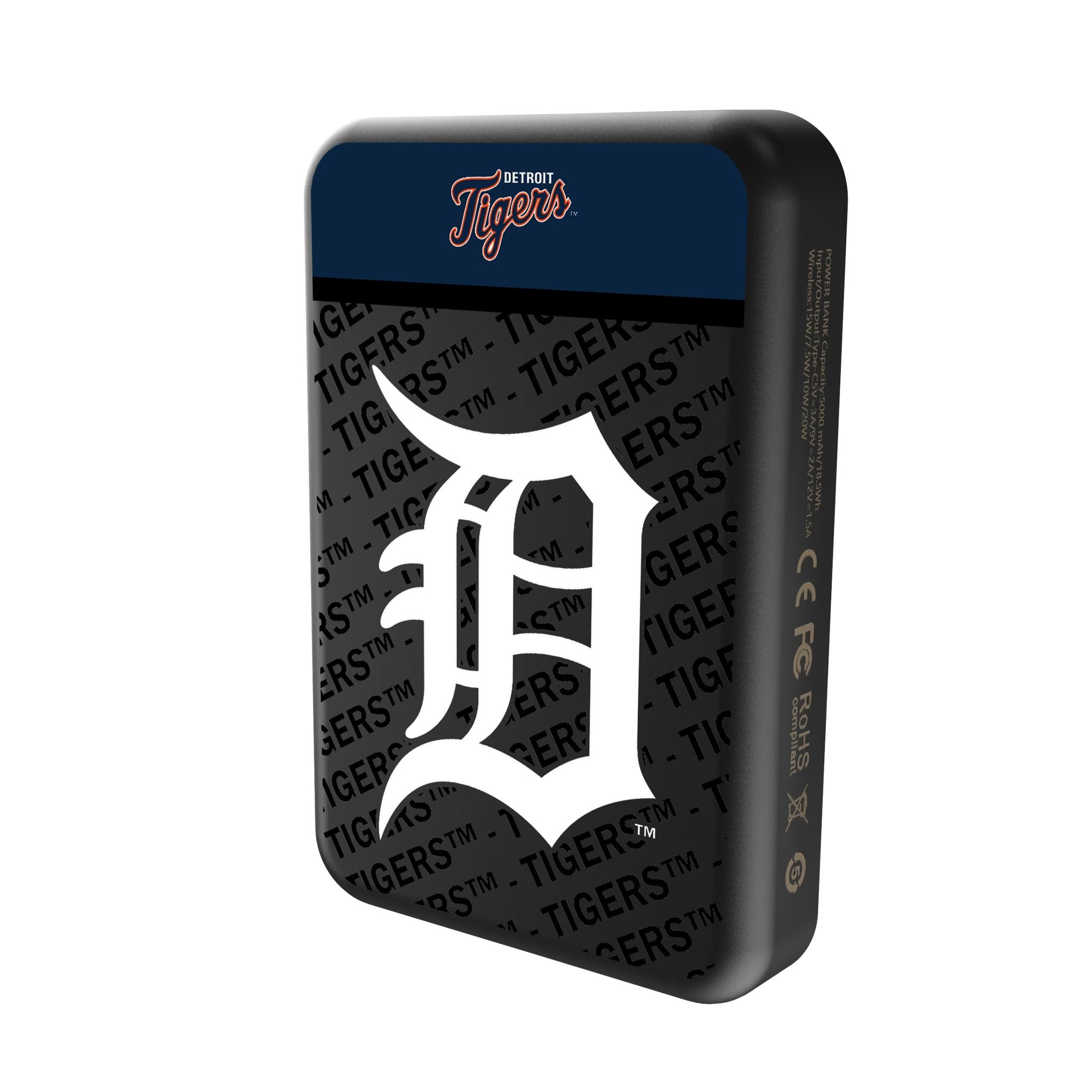 Detroit Tigers Endzone Plus Wireless Mag Power Bank Solo.Jpg
