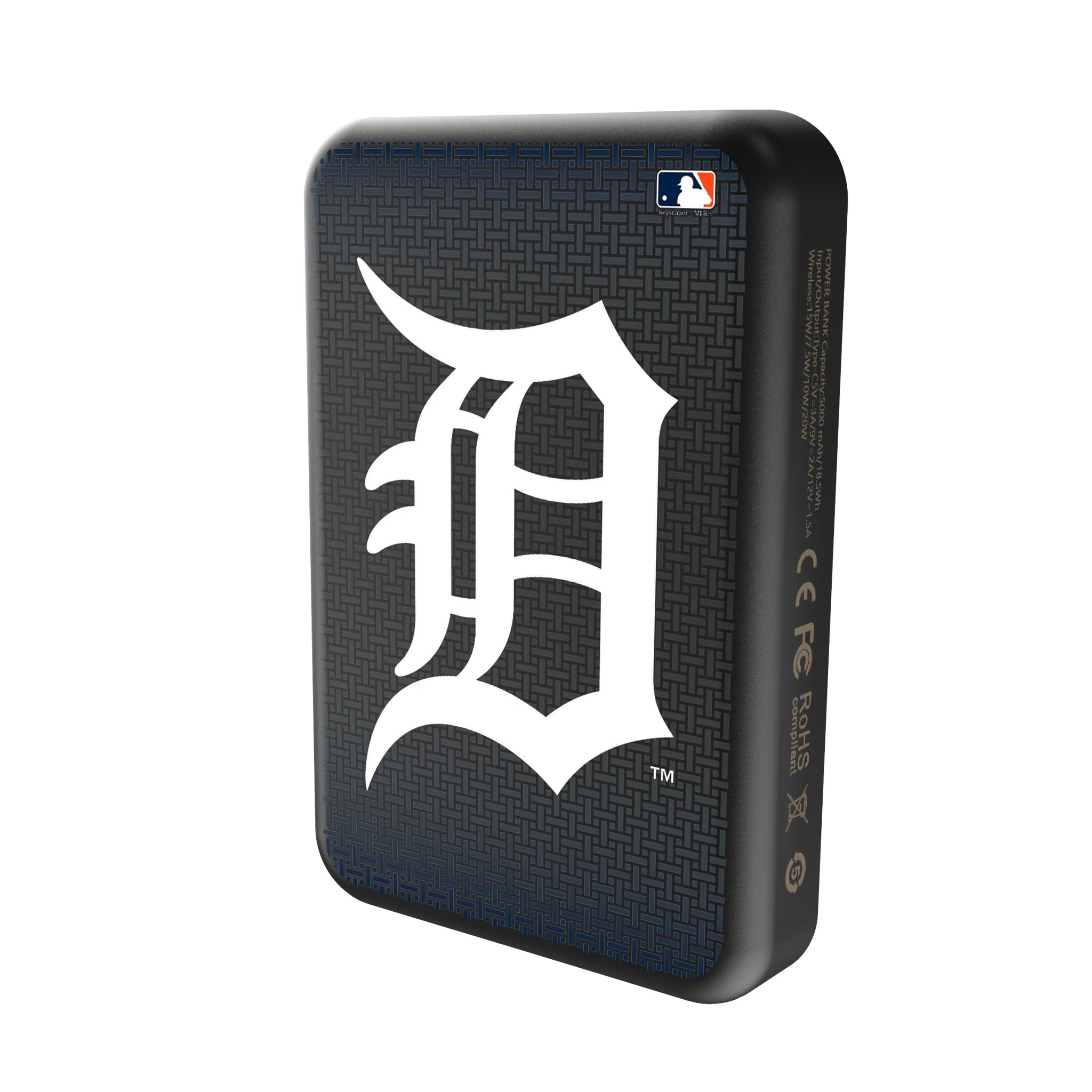 Detroit Tigers Linen Wireless Mag Power Bank Solo.Jpg