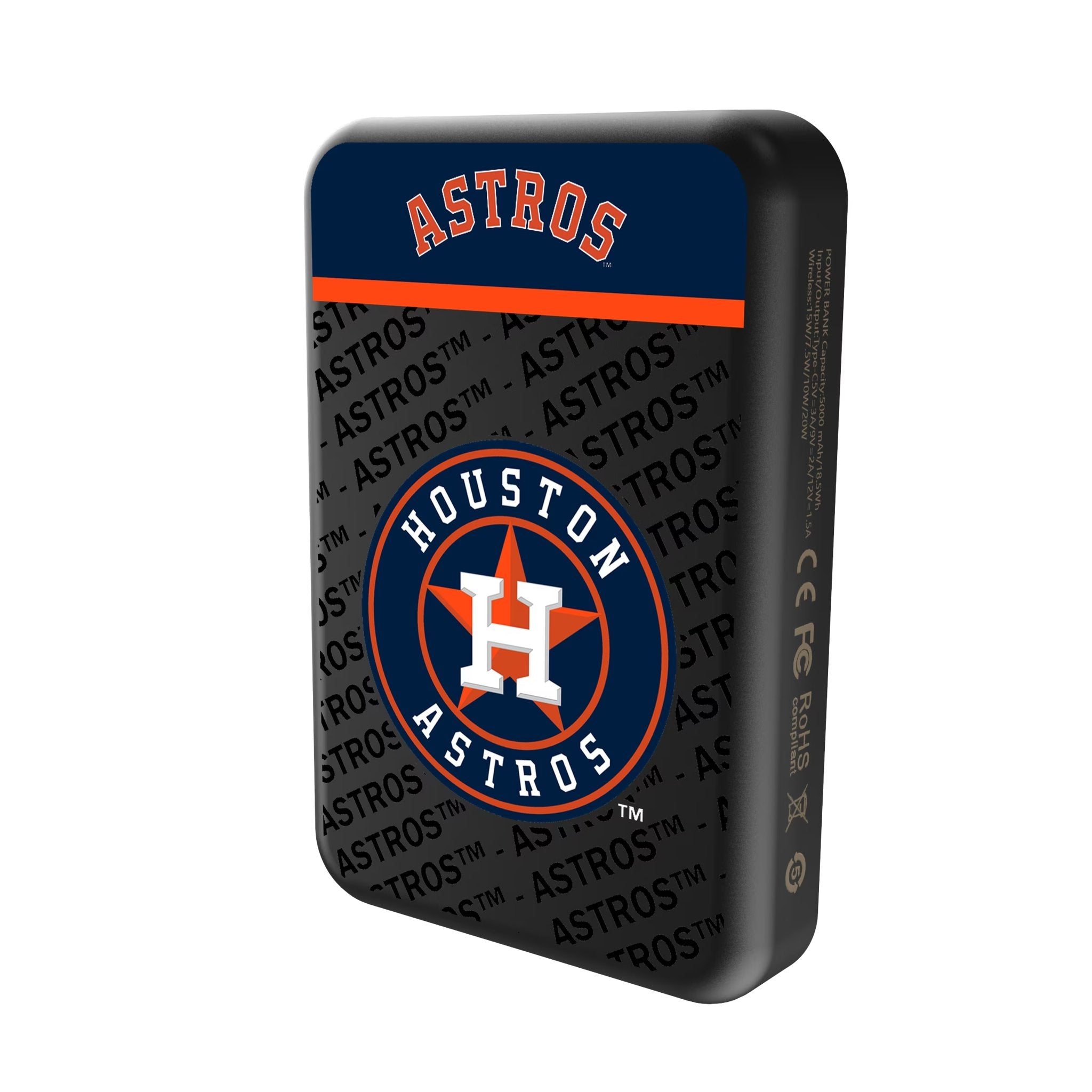 Houston Astros Endzone Plus Wireless Mag Power Bank Solo.Jpg