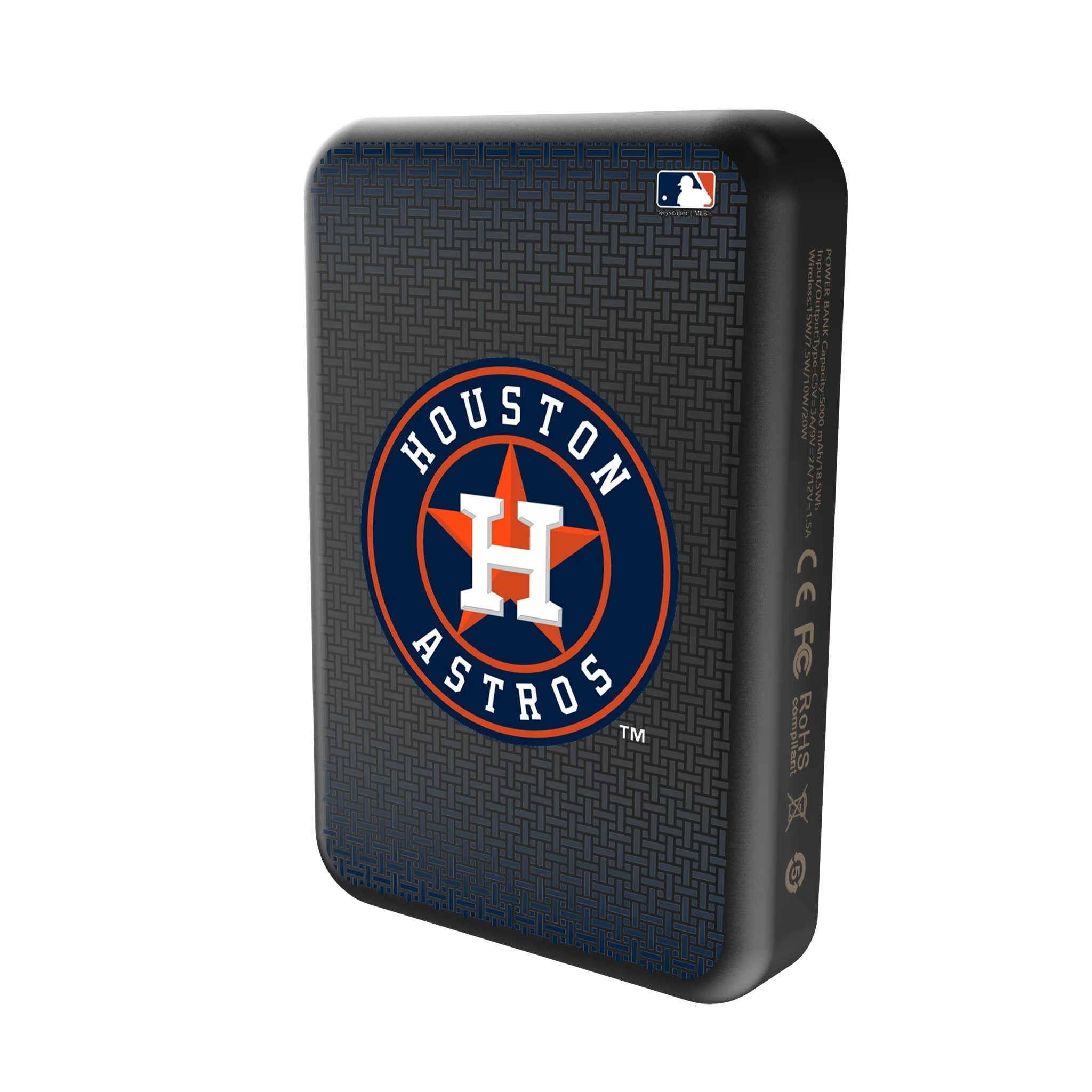 Houston Astros Linen Wireless Mag Power Bank Solo.Jpg