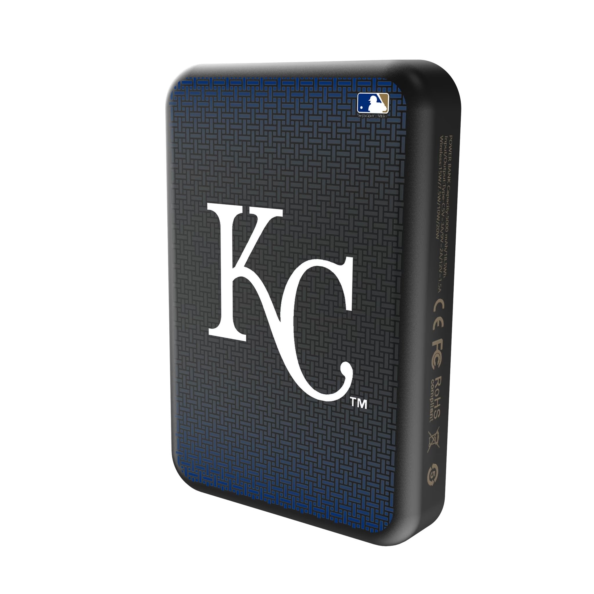 Kansas City Royals Linen Wireless Mag Power Bank Solo.Jpg
