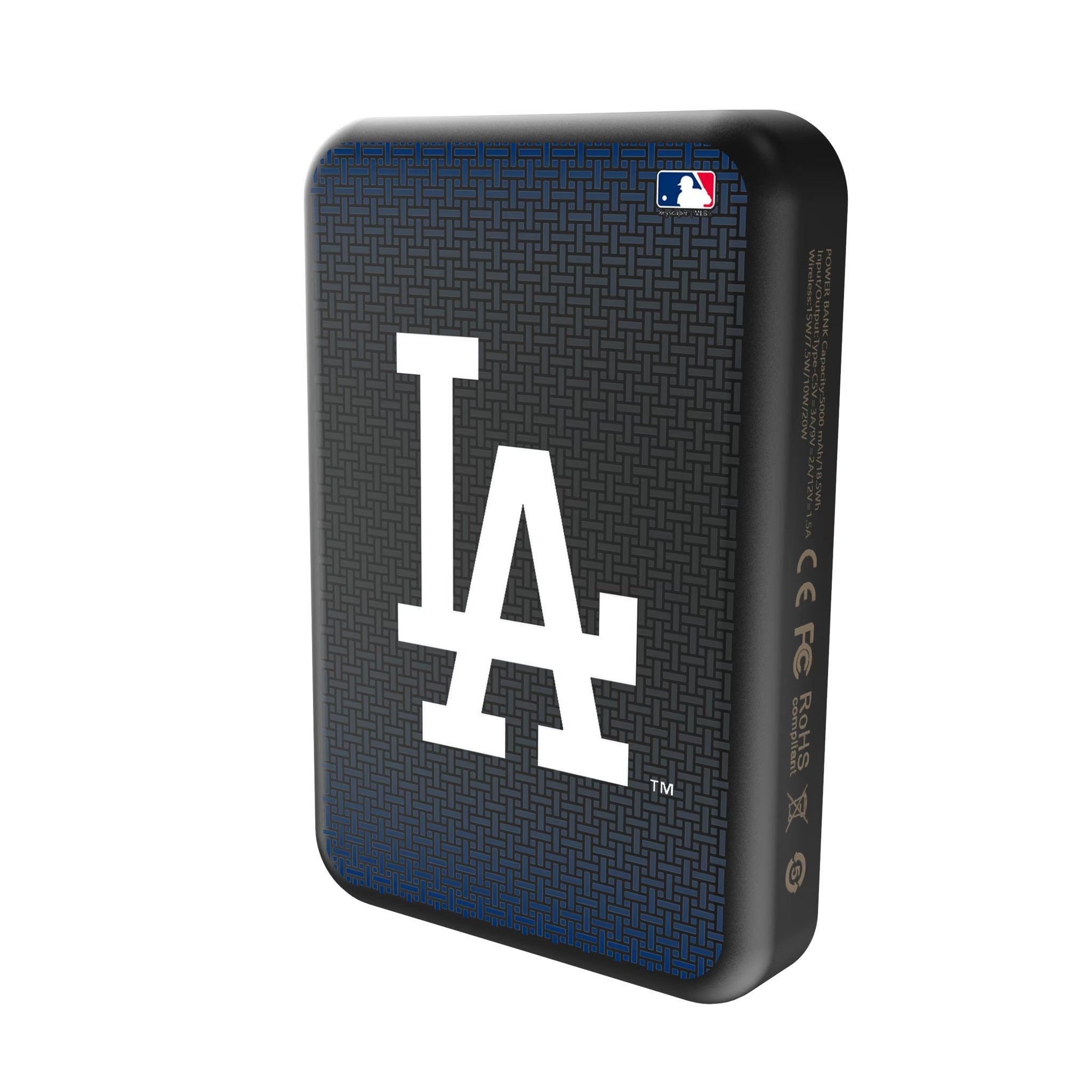 LA Dodgers Linen Wireless Mag Power Bank Solo.Jpg