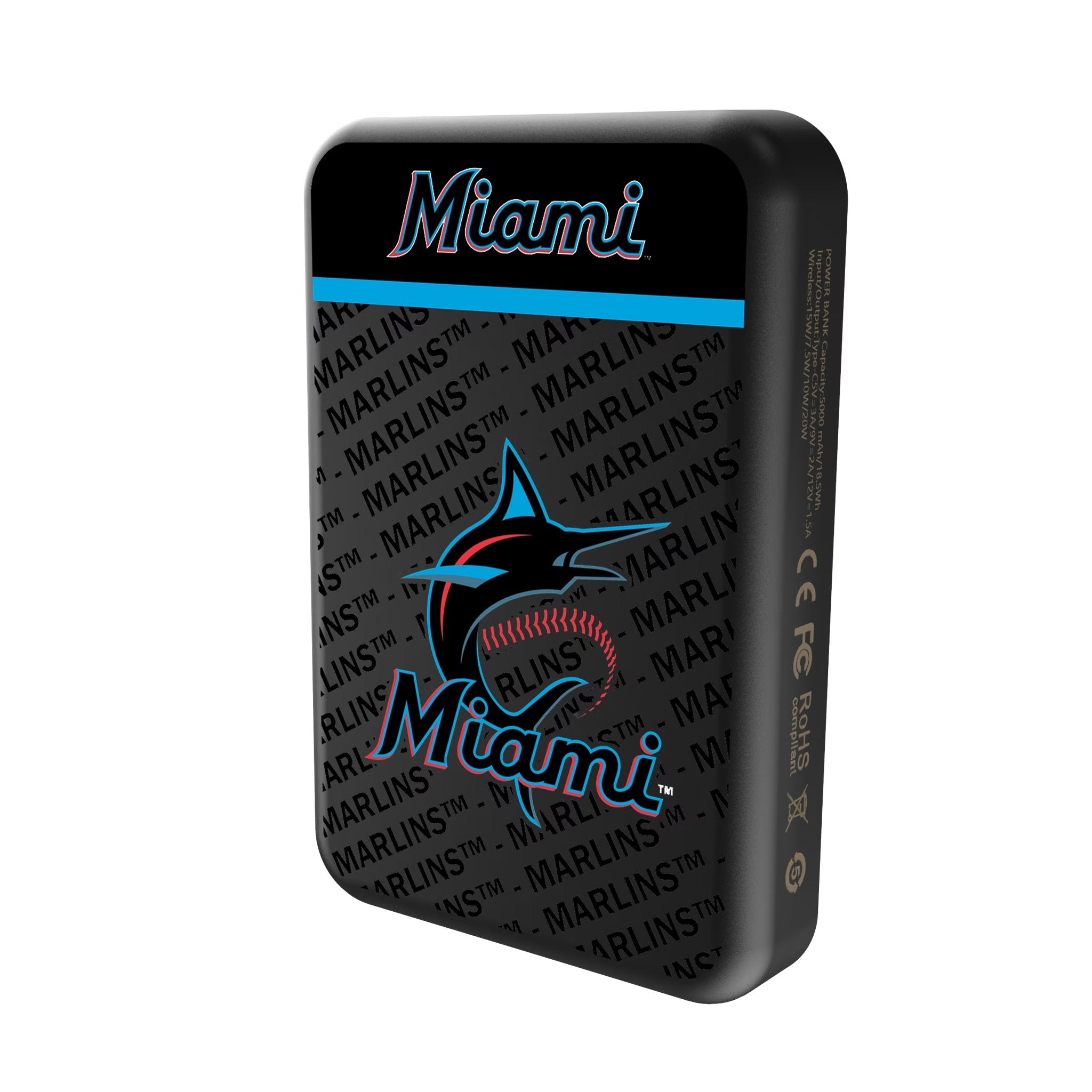Miami Marlins Endzone Plus Wireless Mag Power Bank Solo.Jpg