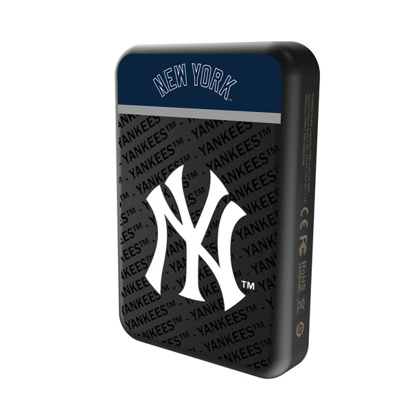 New York Yankees Endzone Plus Wireless Mag Power Bank Solo.Jpg