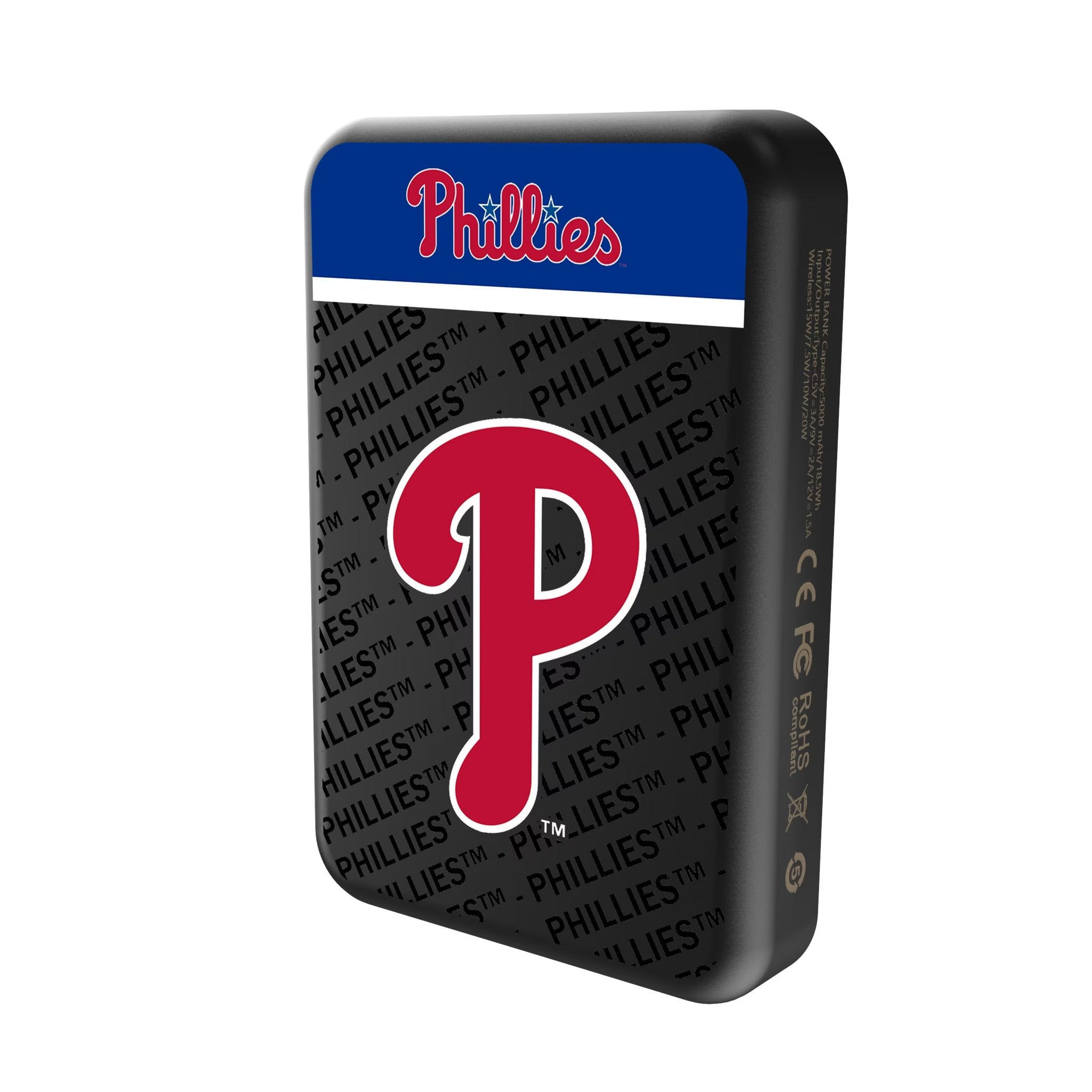 Philadelphia Phillies Endzone Plus Wireless Mag Power Bank Solo.Jpg