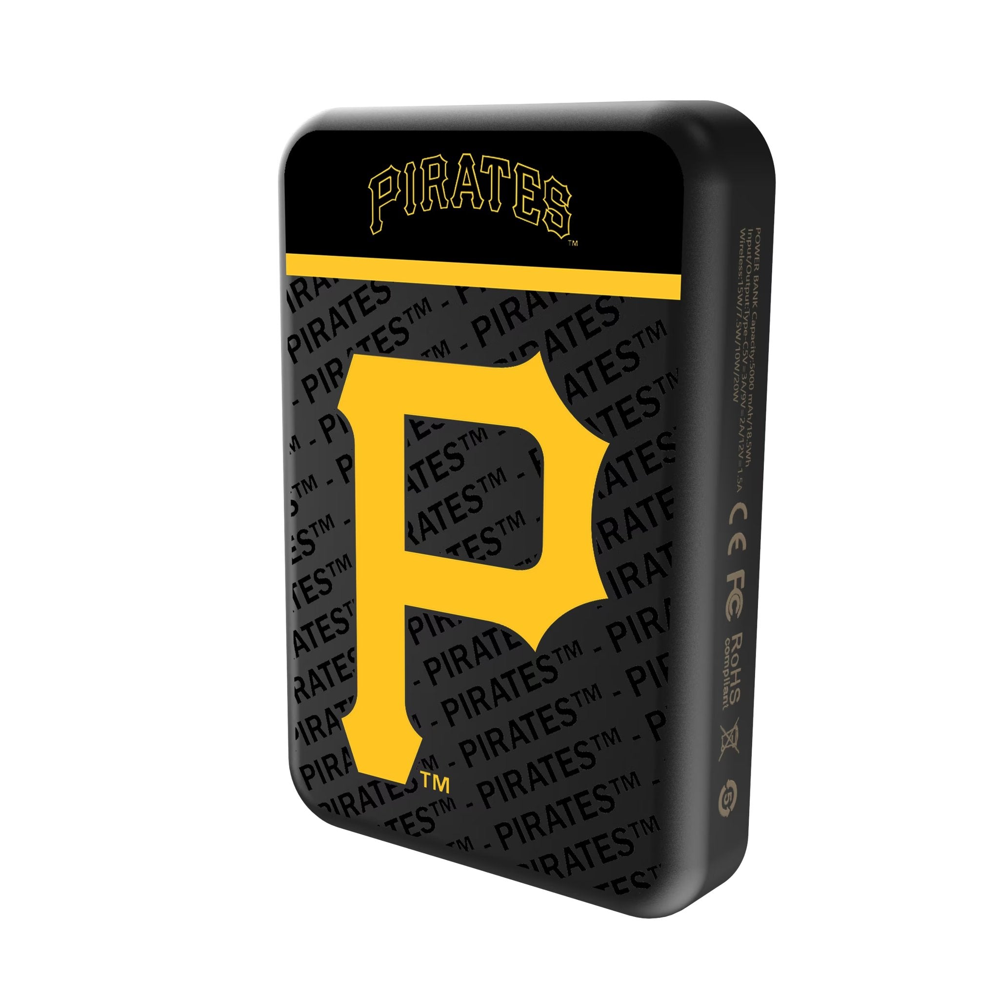Pittsburgh Pirates Endzone Plus Wireless Mag Power Bank Solo.Jpg