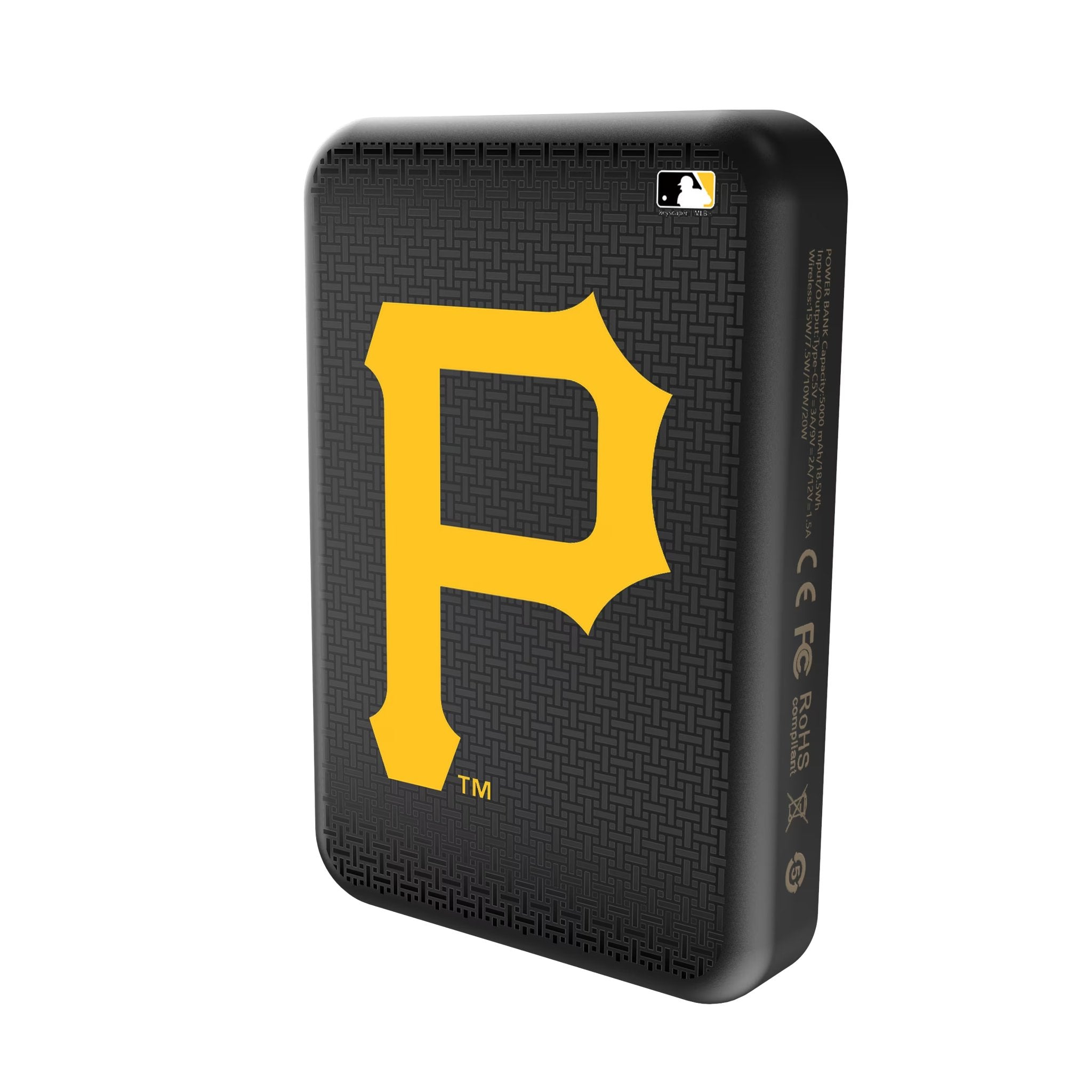 Pittsburgh Pirates Linen Wireless Mag Power Bank Solo.Jpg