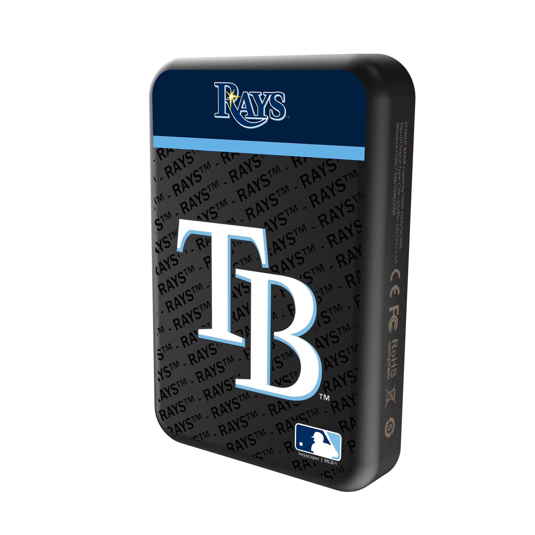 Tampa Bay Rays Endzone Plus Wireless Mag Power Bank Solo.Jpg