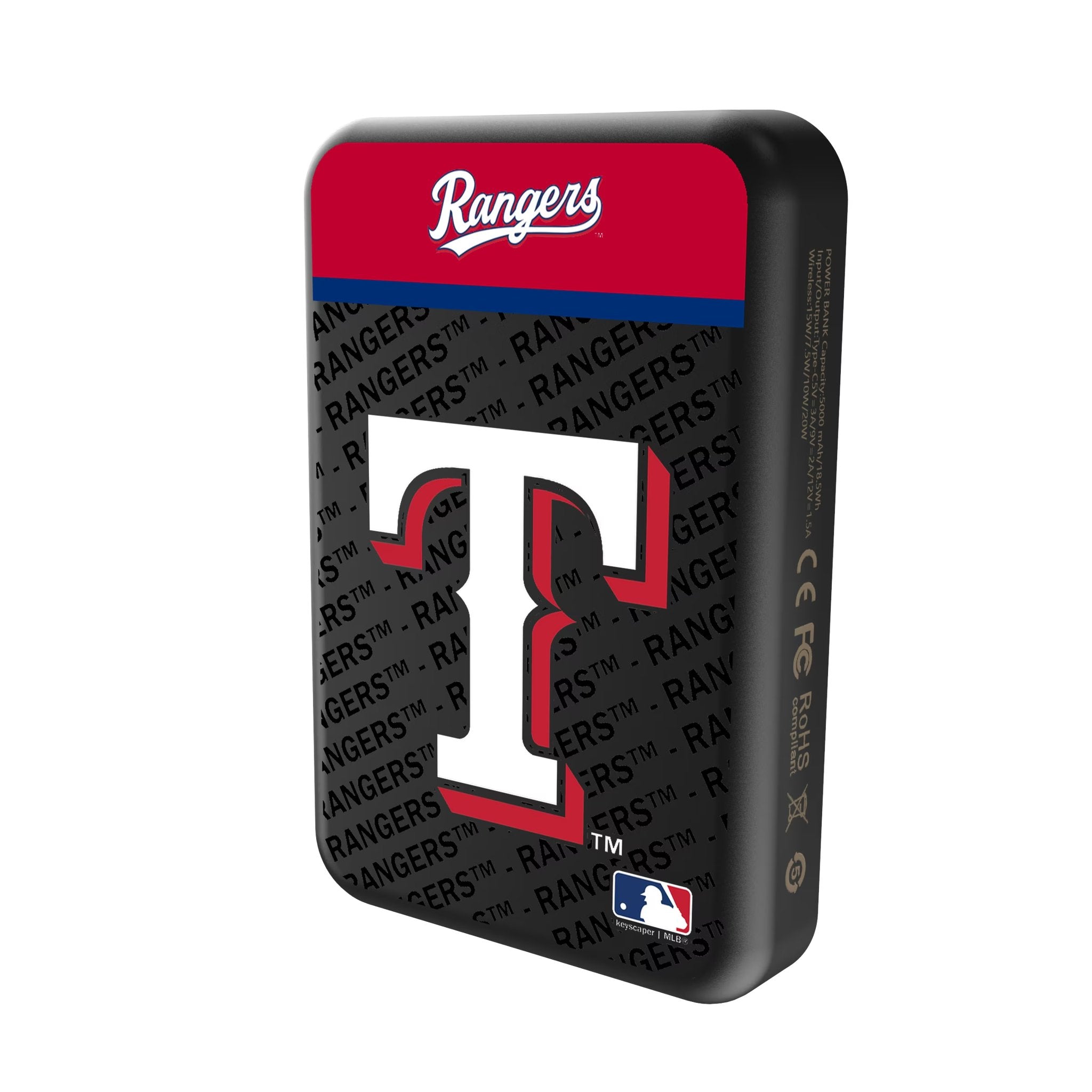 Texas Rangers Endzone Plus Wireless Mag Power Bank Solo.Jpg