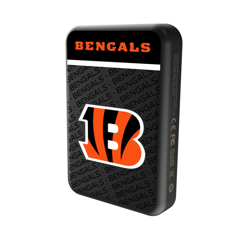 Cincinnati Bengals Endzone Plus Wireless Mag Power Bank Solo.Jpg