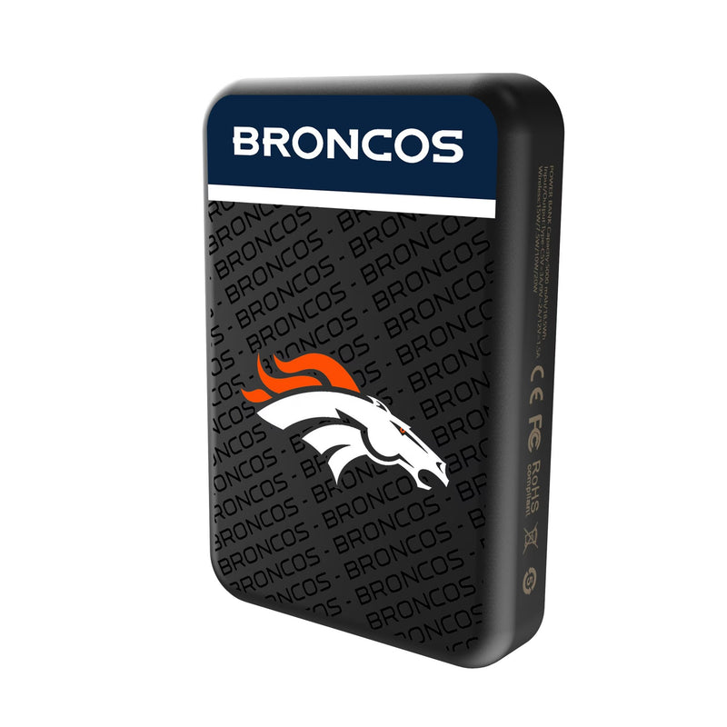 Denver Broncos Endzone Plus Wireless Mag Power Bank Solo.Jpg