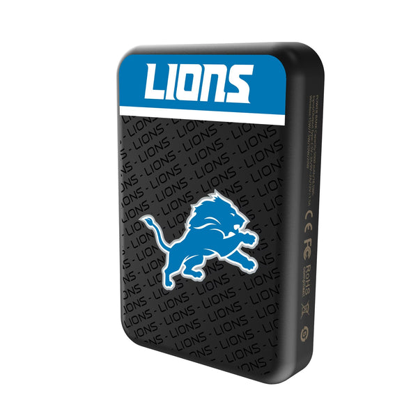Detroit Lions Endzone Plus Wireless Mag Power Bank Solo.Jpg