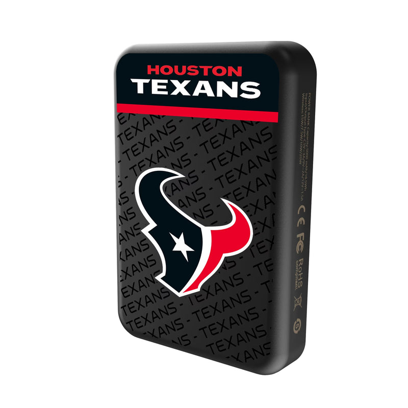 Houston Texans Endzone Plus Wireless Mag Power Bank Solo.Jpg