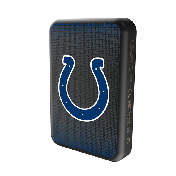 Indianapolis Colts Linen Wireless Mag Power Bank Solo.Jpg